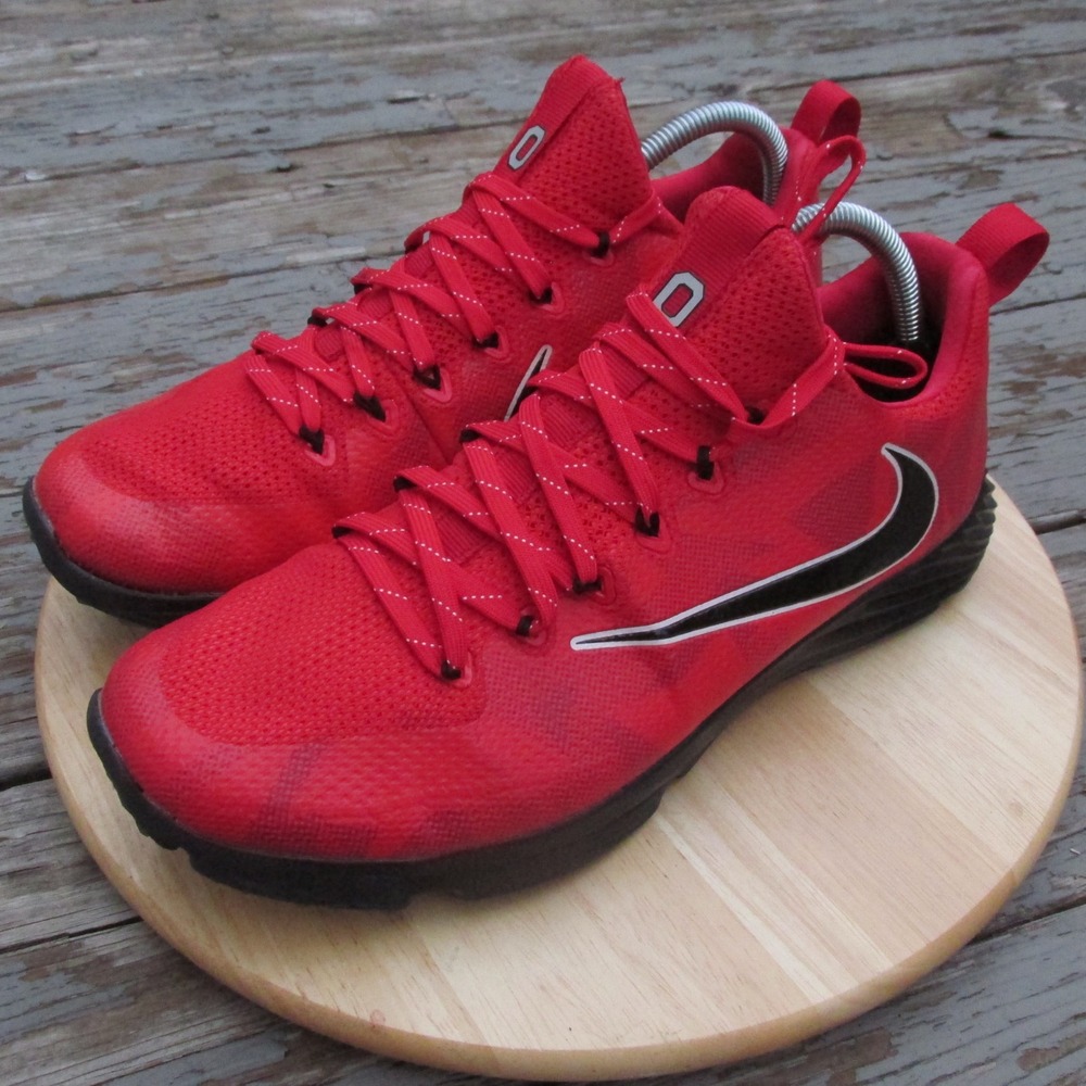 Nike Vapor Speed Turf Golf Shoes Mens 10 US Red 924776-601 Ohio State Buckeyes - Picture 11 of 16